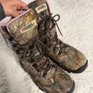 Gander Mountain Realtree Camo Hunting Boot with Pink Interior